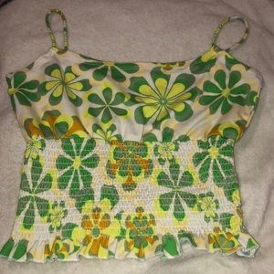 Flower crop top